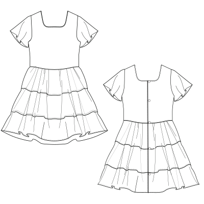 Fashion sewing patterns for GIRLS Dresses